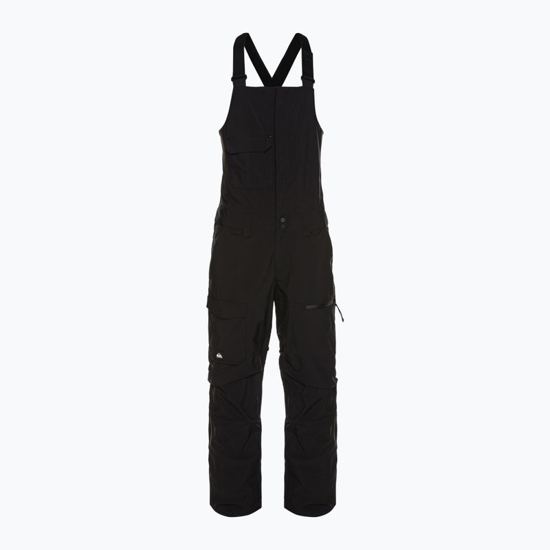 Spodnie snowboardowe męskie Quiksilver Utility Bib 2023 true black 8