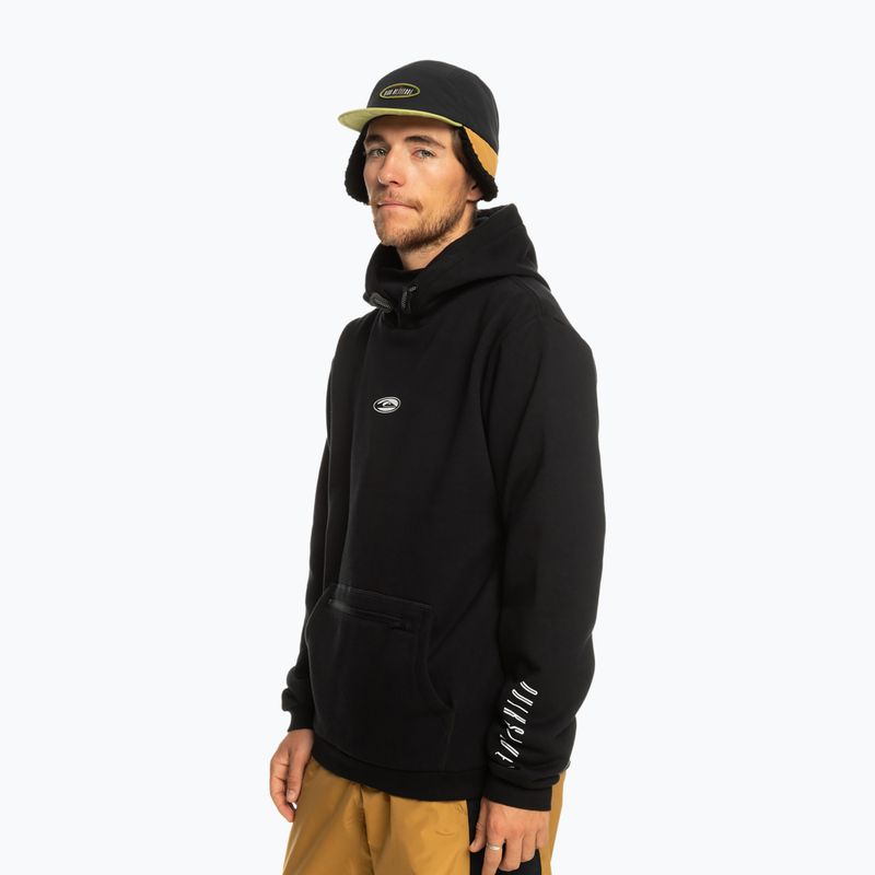 Bluza męska Quiksilver Big Logo Tech Hoodie true black 4