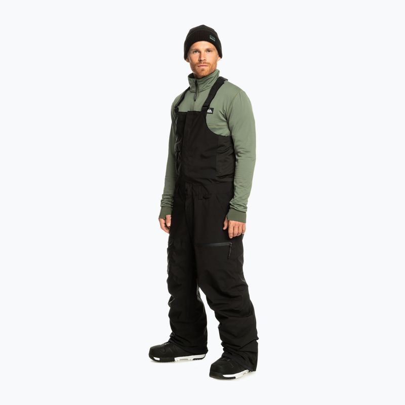 Spodnie snowboardowe męskie Quiksilver Utility Bib 2023 true black 2