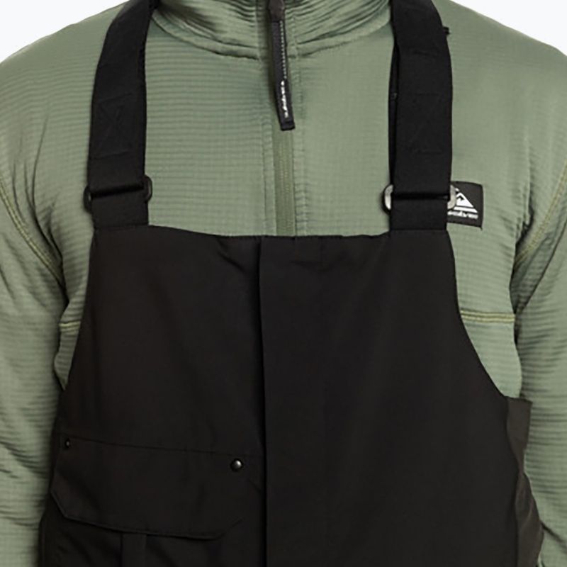 Spodnie snowboardowe męskie Quiksilver Utility Bib 2023 true black 4