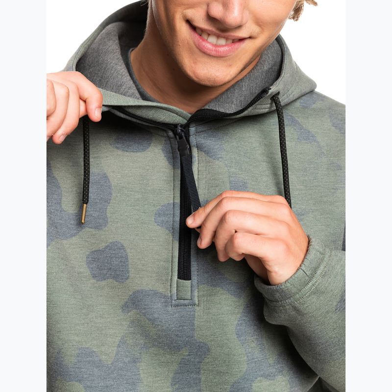 Bluza snowboardowa Quiksilver Shredder Hoodie tie dye true black 5
