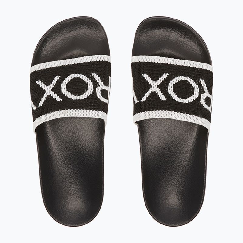 Klapki damskie ROXY Slippy Knit black 2