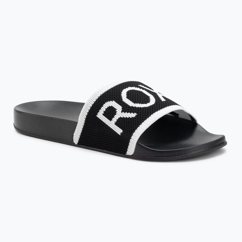 Klapki damskie ROXY Slippy Knit black