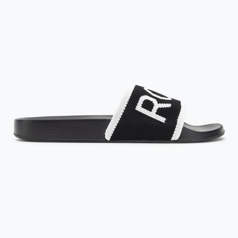 Klapki damskie ROXY Slippy Knit black 2