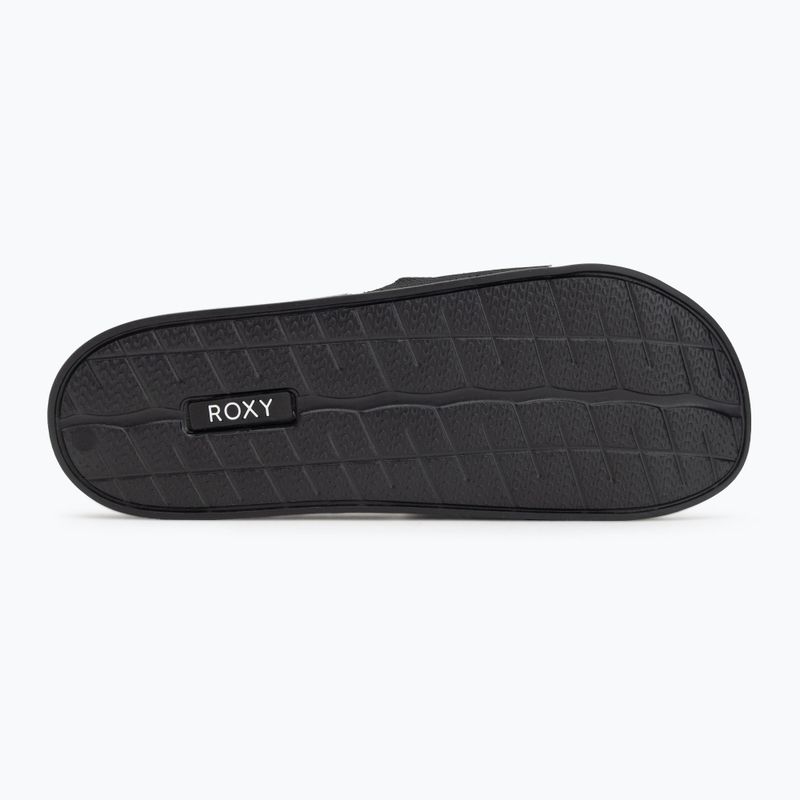 Klapki damskie ROXY Slippy Knit black 4