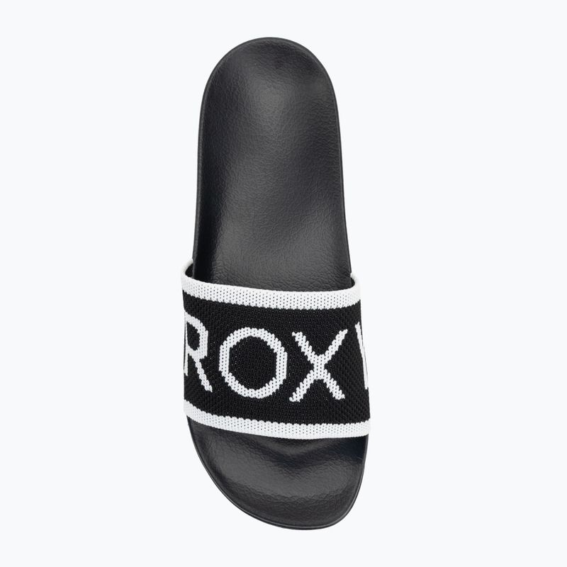 Klapki damskie ROXY Slippy Knit black 5