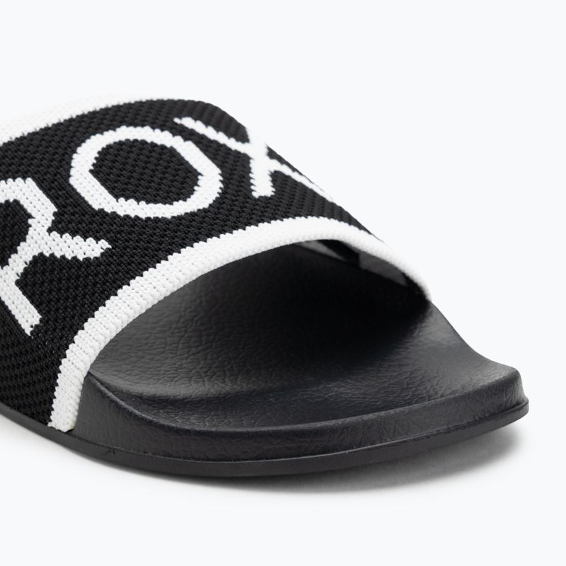 Klapki damskie ROXY Slippy Knit black 7
