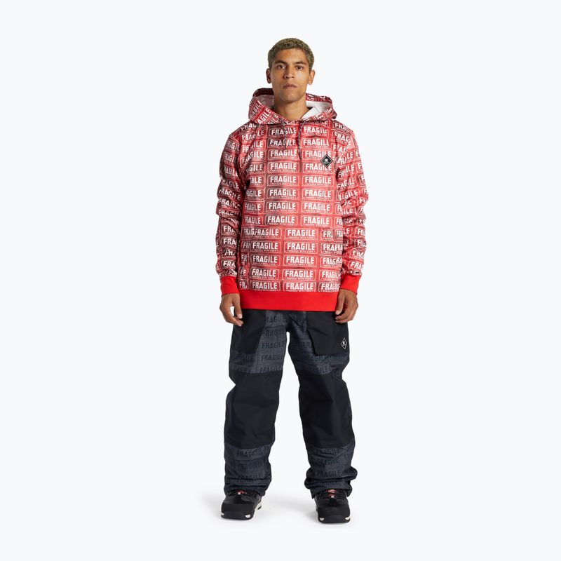 Bluza snowboardowa męska DC AW Snowstar red fragile 2