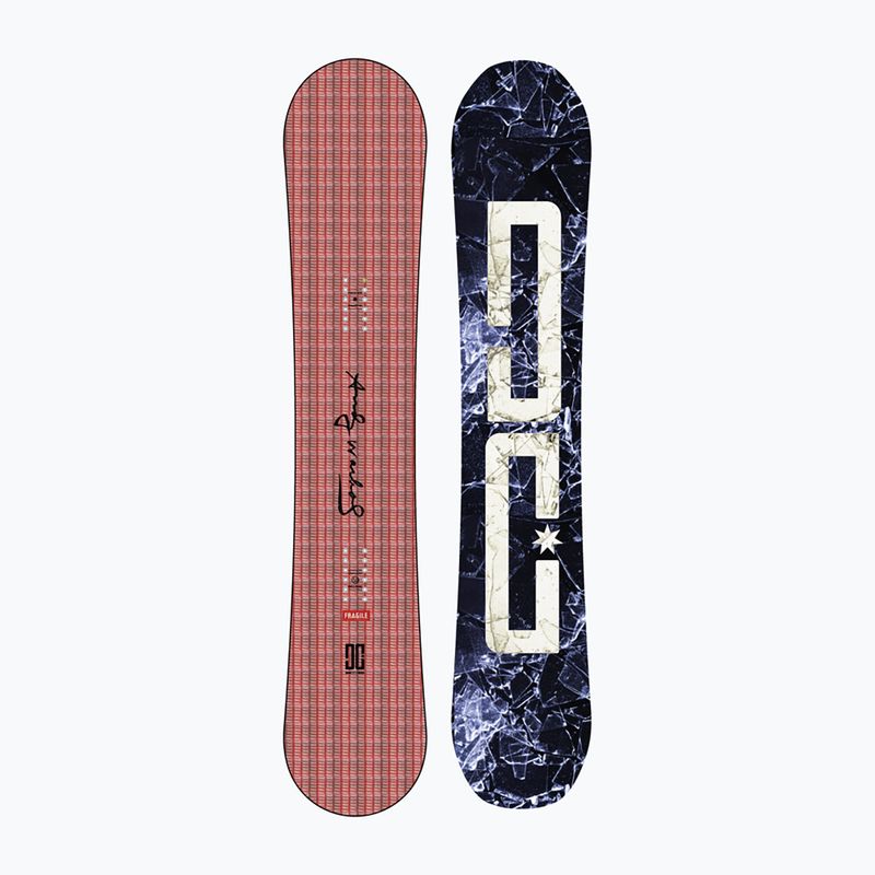 Deska snowboardowa męska DC AW Ply red fragile 5