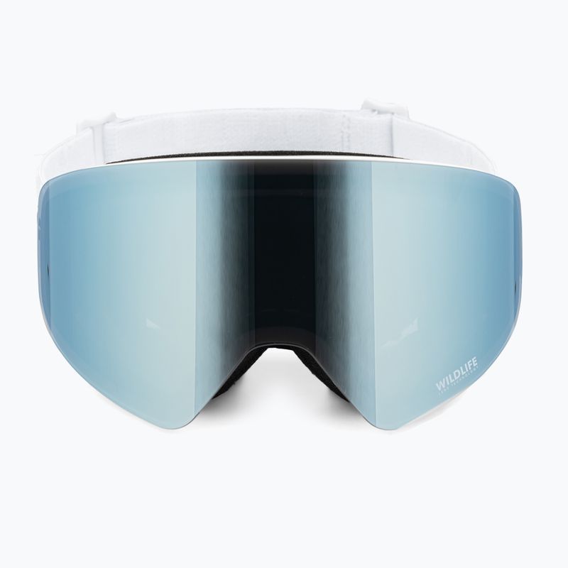 Gogle snowboardowe VonZipper Encore white/white chrome 2