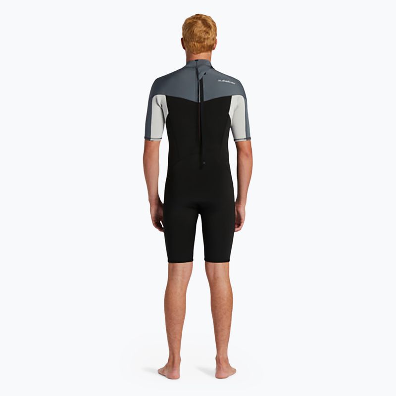 Pianka do pływania męska Quiksilver Everyday Sessions 2/2 mm Back Zip Springsuit black/ash 2
