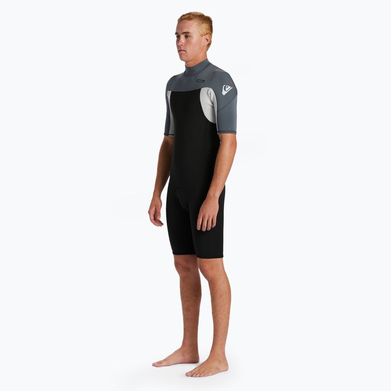 Pianka do pływania męska Quiksilver Everyday Sessions 2/2 mm Back Zip Springsuit black/ash 3