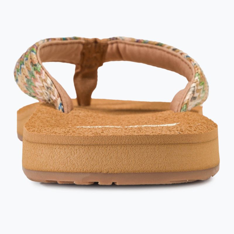 Japonki damskie ROXY Porto Raffia II multi/olive 6