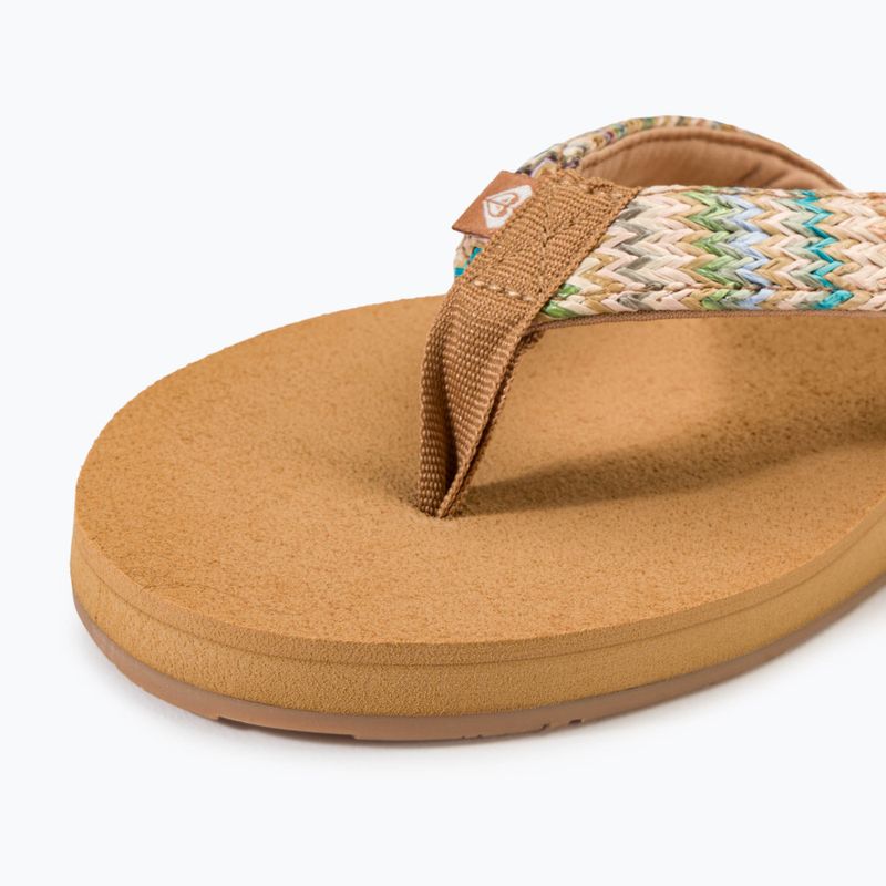 Japonki damskie ROXY Porto Raffia II multi/olive 7