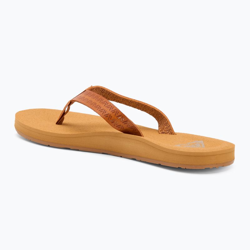 Japonki damskie ROXY Porto Motif tan 3