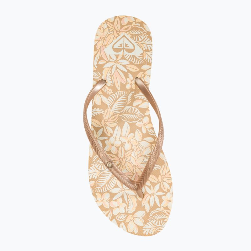Japonki damskie ROXY Bermuda Print peach cream 5