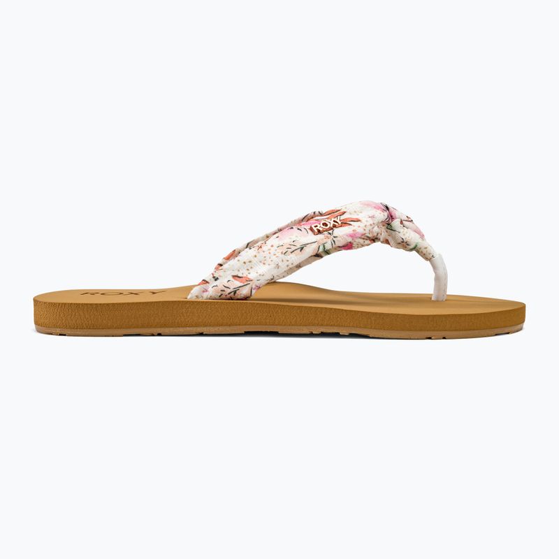 Japonki damskie ROXY Paia V white/crazy pink print 2