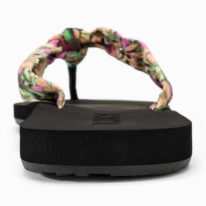 Japonki damskie ROXY Paia V black/pink/soft lime 6