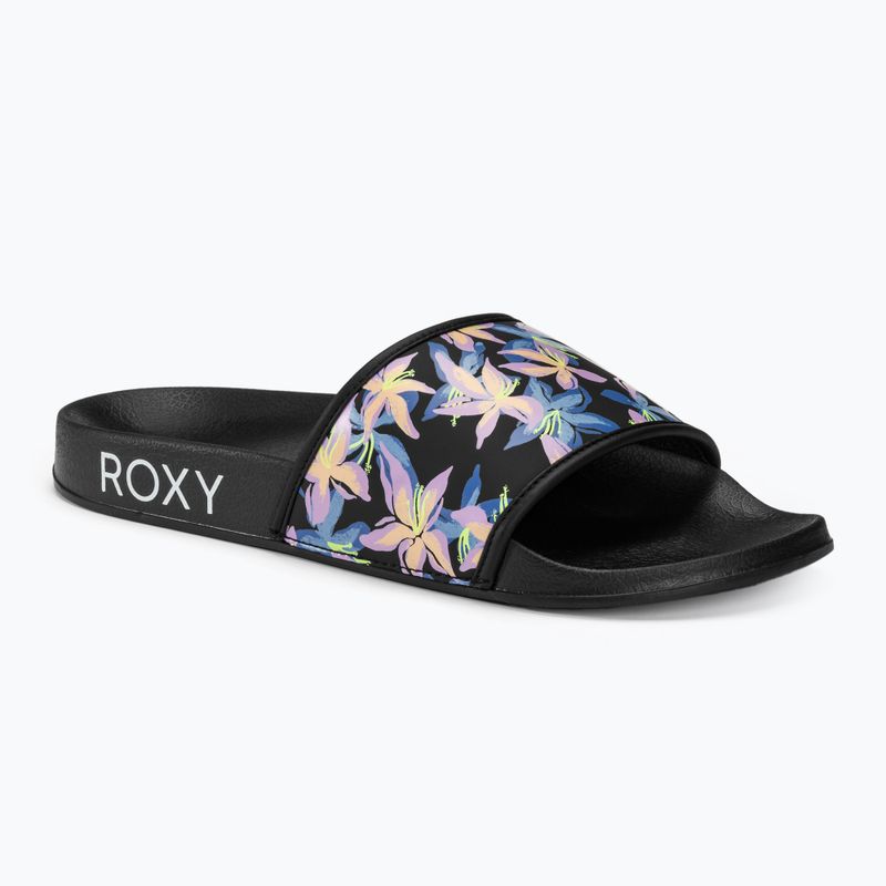 Klapki damskie ROXY Slippy IV black/boysenberry