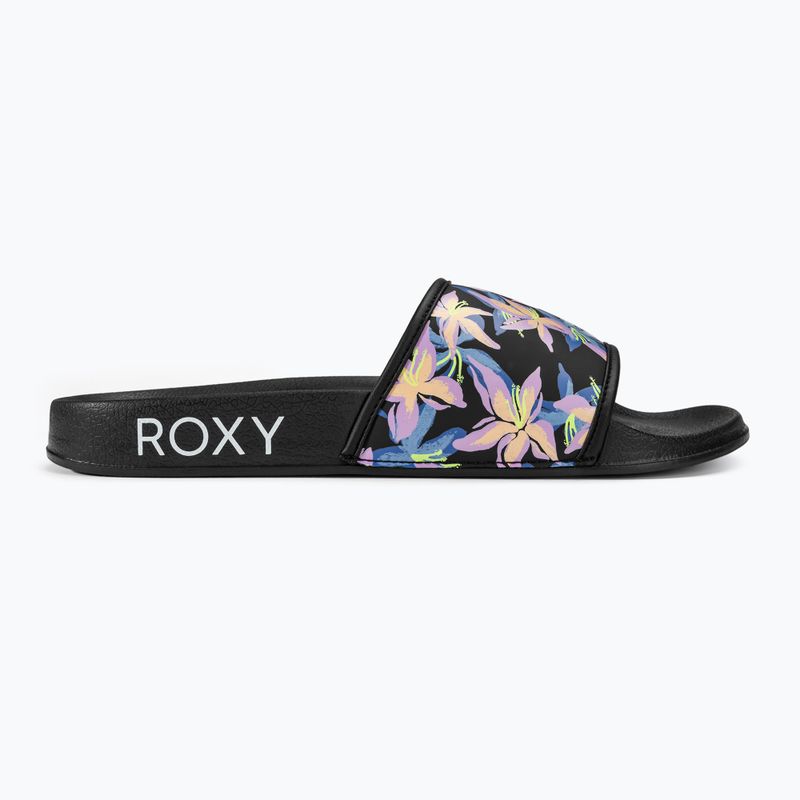 Klapki damskie ROXY Slippy IV black/boysenberry 2