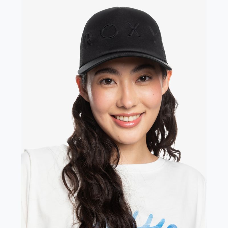 Czapka z daszkiem damska ROXY Brighter Day anthracite 5