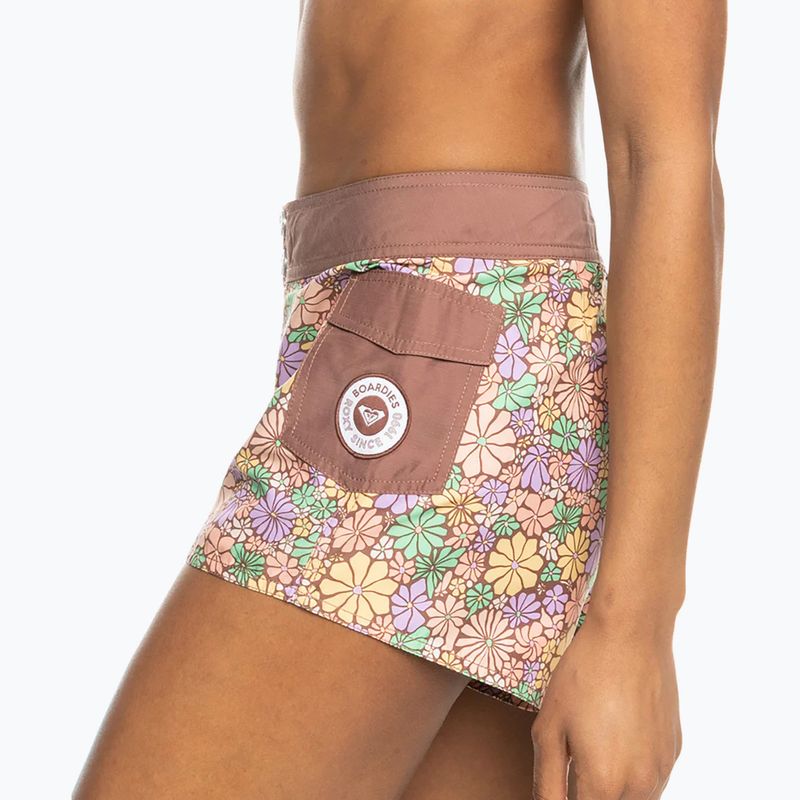 Szorty kąpielowe damskie ROXY New Fashion 2" root beer all about sol mini 5