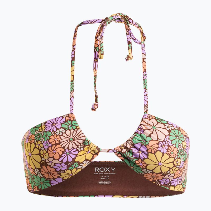 Góra od stroju kąpielowego ROXY All About Sol Bandeau root beer all about sol mini