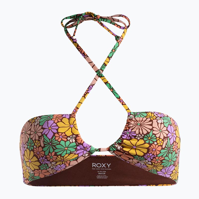 Góra od stroju kąpielowego ROXY All About Sol Bandeau root beer all about sol mini 2