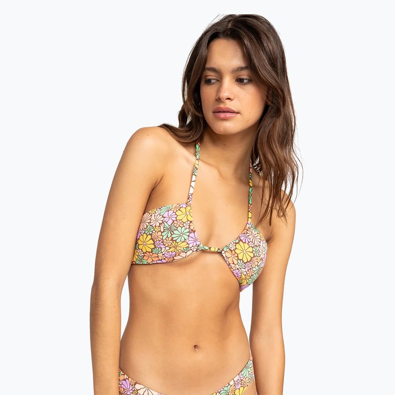 Góra od stroju kąpielowego ROXY All About Sol Bandeau root beer all about sol mini 7