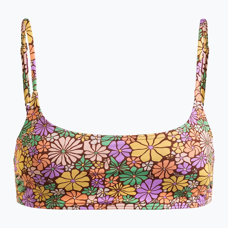 Góra od stroju kąpielowego ROXY All About Sol Bralette root beer all about sol mini