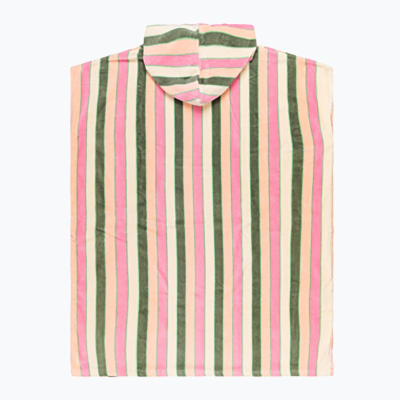 Ponczo damskie ROXY Stay Magical Printed agave green very vista stripe 2