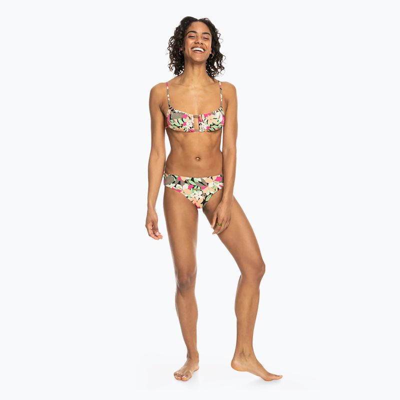 Góra od stroju kąpielowego ROXY Printed Beach Classics Bralette anthracite palm song s 3