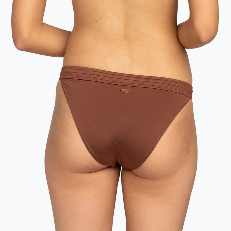Dół od stroju kąpielowego ROXY Silky Island Bikini root beer 4