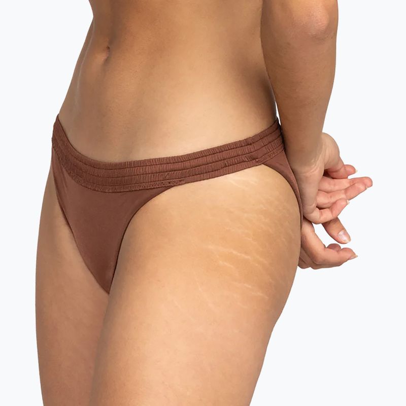 Dół od stroju kąpielowego ROXY Silky Island Bikini root beer 5