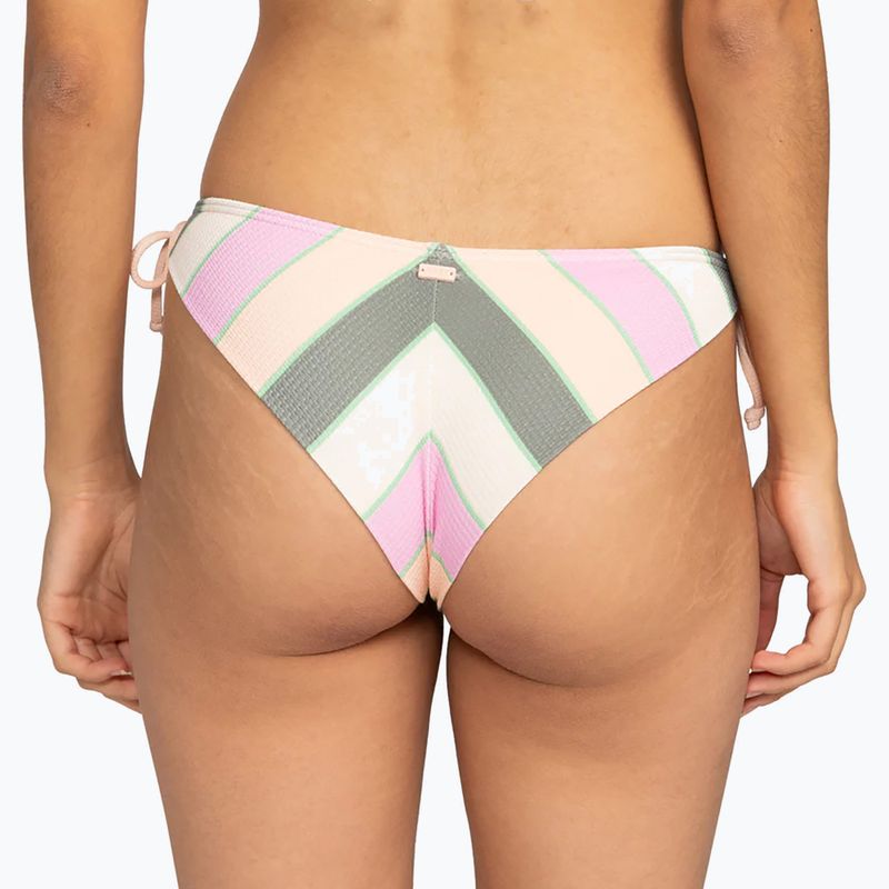 Dół od stroju kąpielowego ROXY Vista Stripe Tie Side agave green very vista stripe 5