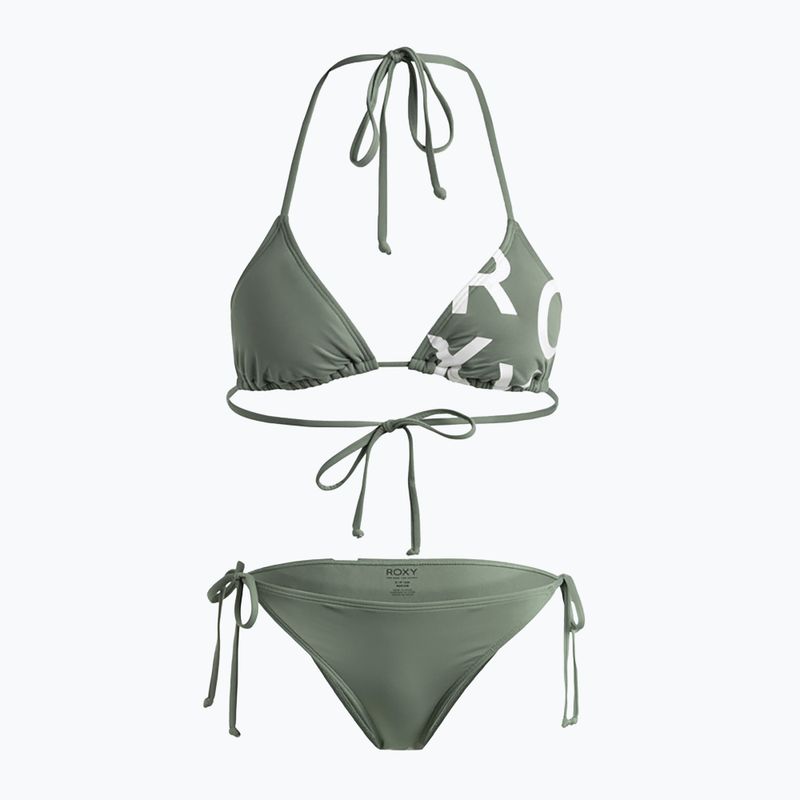 Strój kąpielowy dwuczęściowy damski ROXY Beach Classics Tie Side agave green