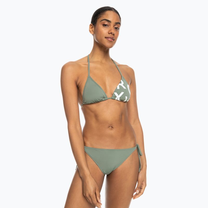 Strój kąpielowy dwuczęściowy damski ROXY Beach Classics Tie Side agave green 3