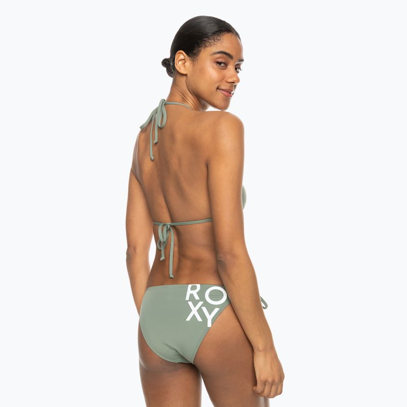 Strój kąpielowy dwuczęściowy damski ROXY Beach Classics Tie Side agave green 6