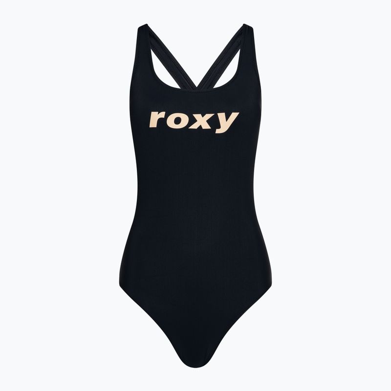 Strój kąpielowy jednoczęściowy damski ROXY Active Cross anthracite