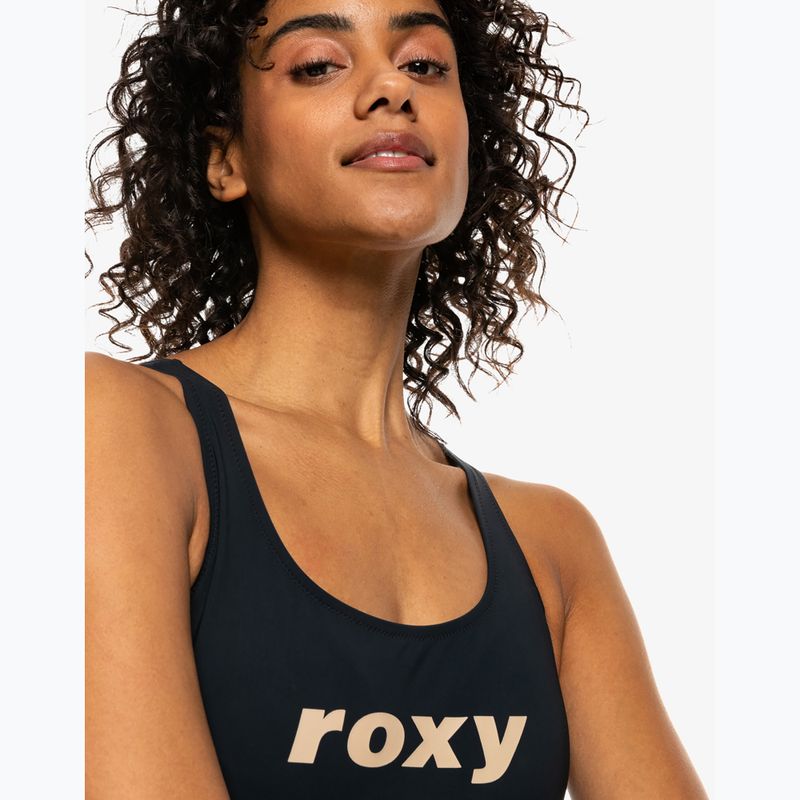Strój kąpielowy jednoczęściowy damski ROXY Active Cross anthracite 8