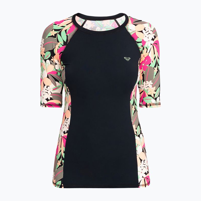 Koszulka do pływania damska ROXY Lycra Printed anthracite palm song s 6