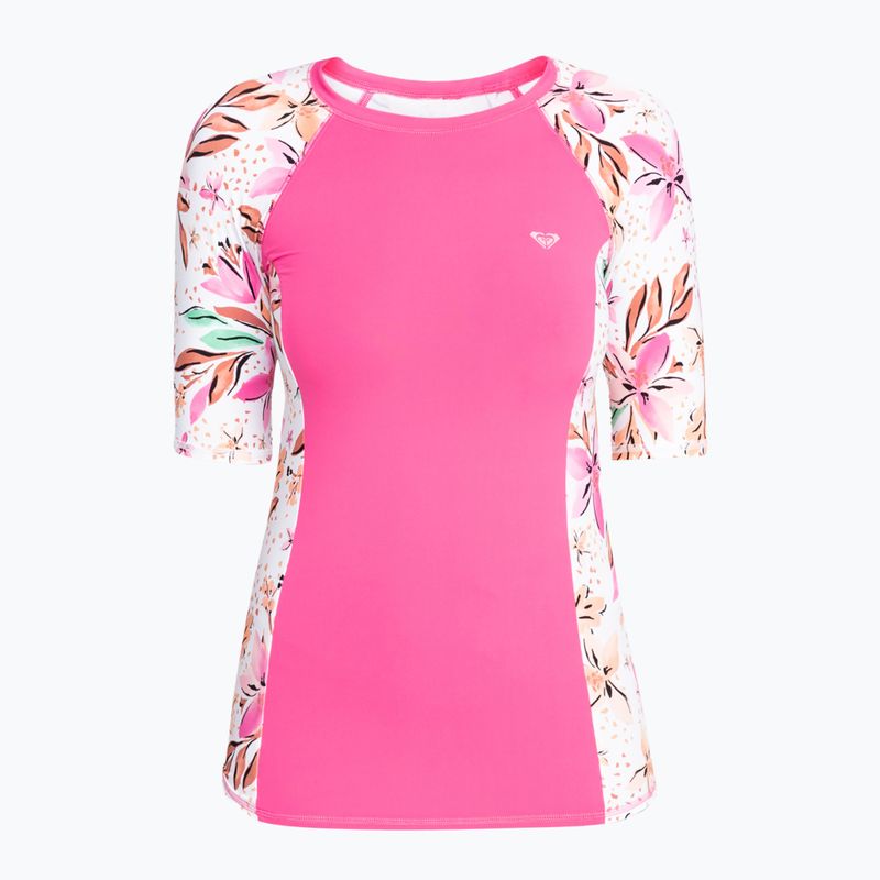 Koszulka do pływania damska ROXY Lycra Printed white happy tropical swim 5
