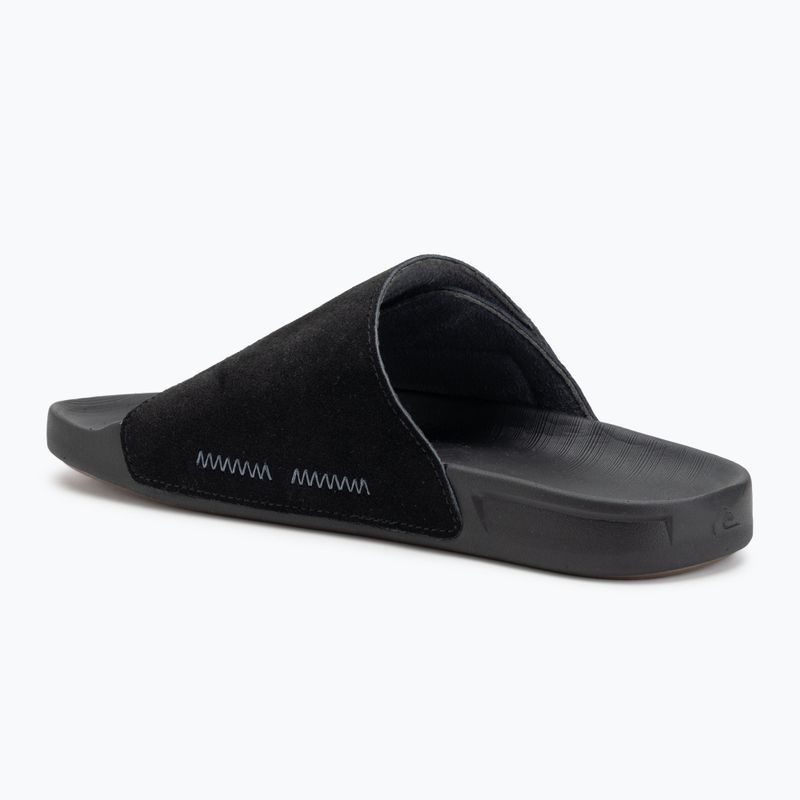 Klapki męskie Quiksilver Rivi Suede black 1 3