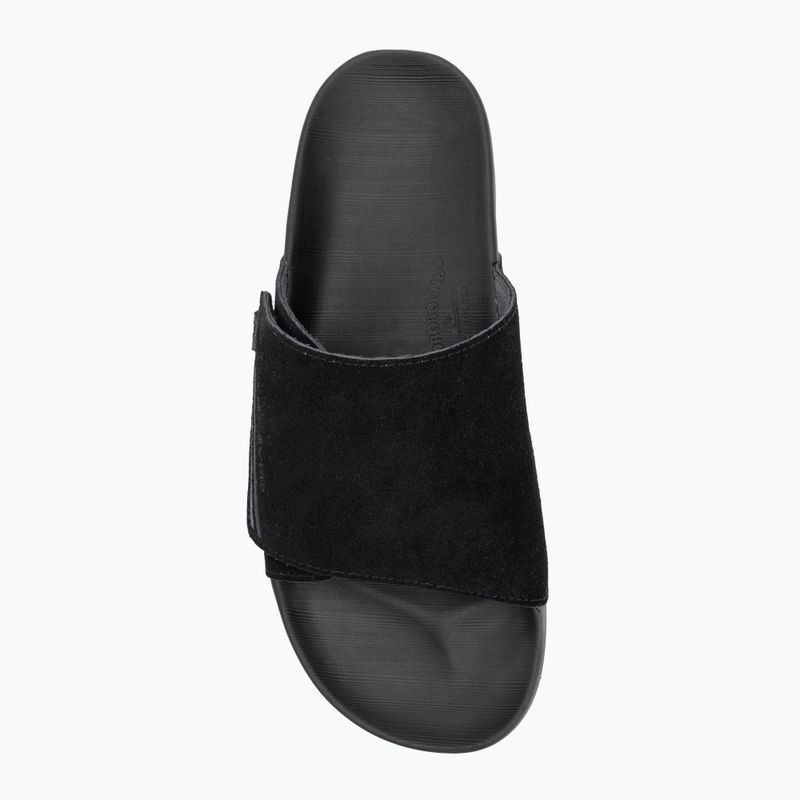 Klapki męskie Quiksilver Rivi Suede black 1 5