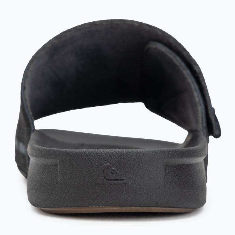 Klapki męskie Quiksilver Rivi Suede black 1 6