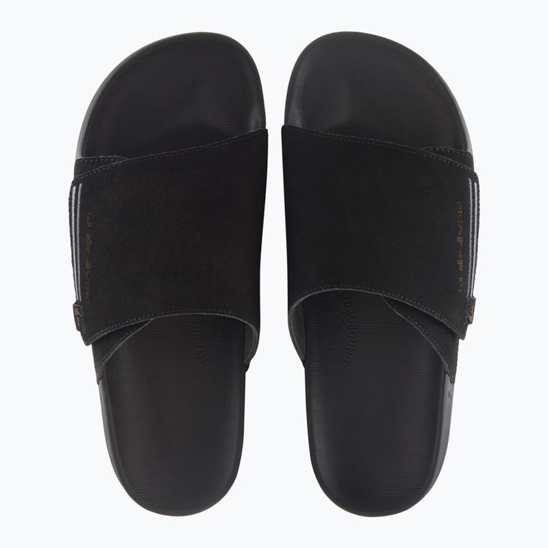 Klapki męskie Quiksilver Rivi Suede black 1 3