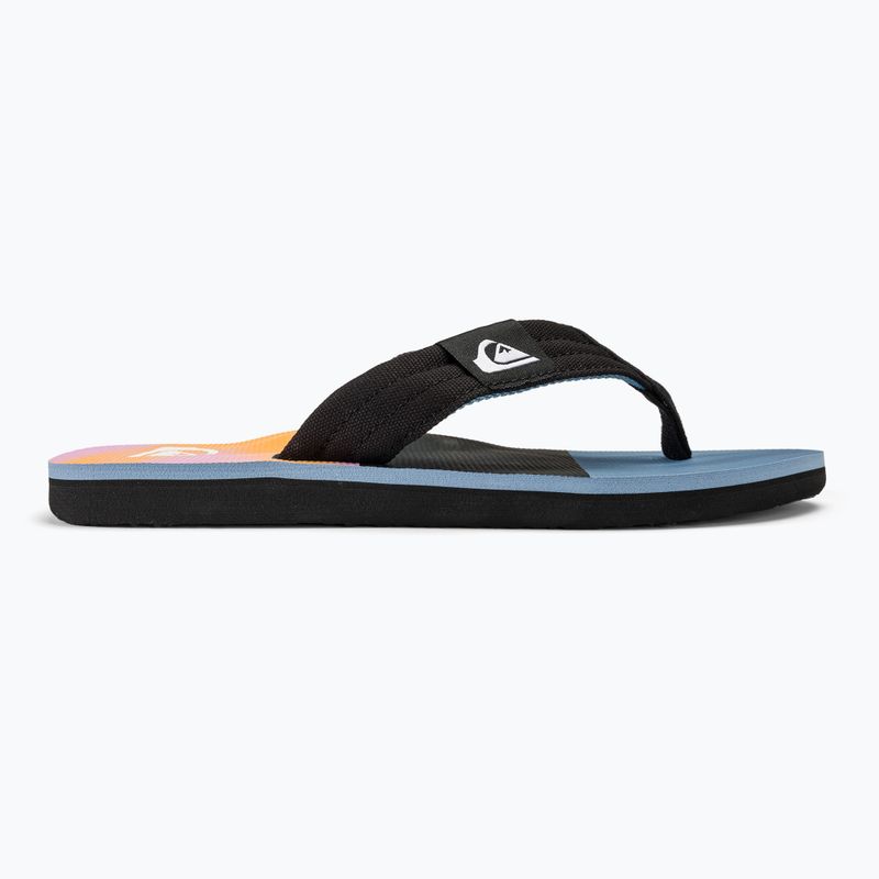 Japonki męskie Quiksilver Molokai Layback II blue/blue/orange 2
