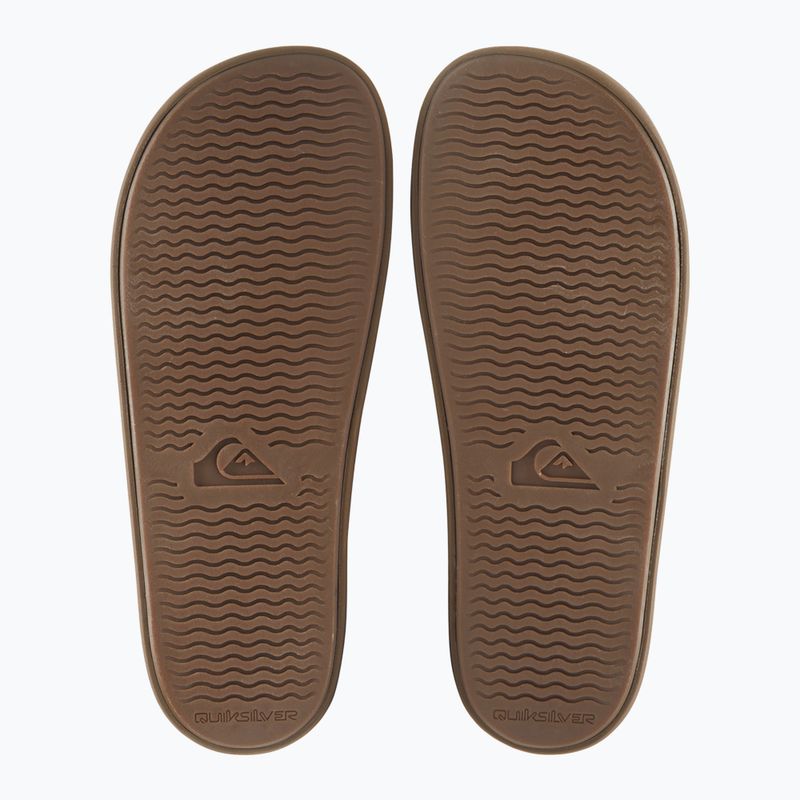 Klapki męskie Quiksilver Rivi Suede tan 1 4
