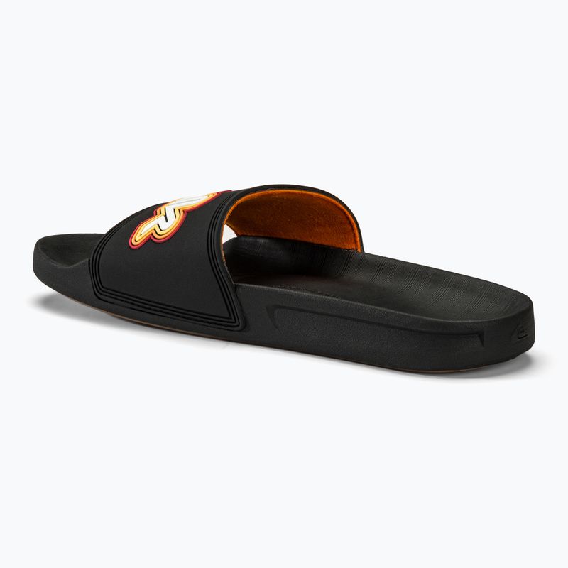 Klapki męskie Quiksilver Rivi Wordmark Slide II black 2 3