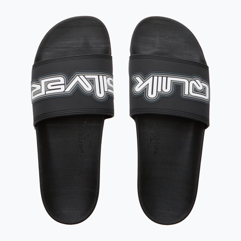 Klapki męskie Quiksilver Rivi Wordmark Slide II black 1 12